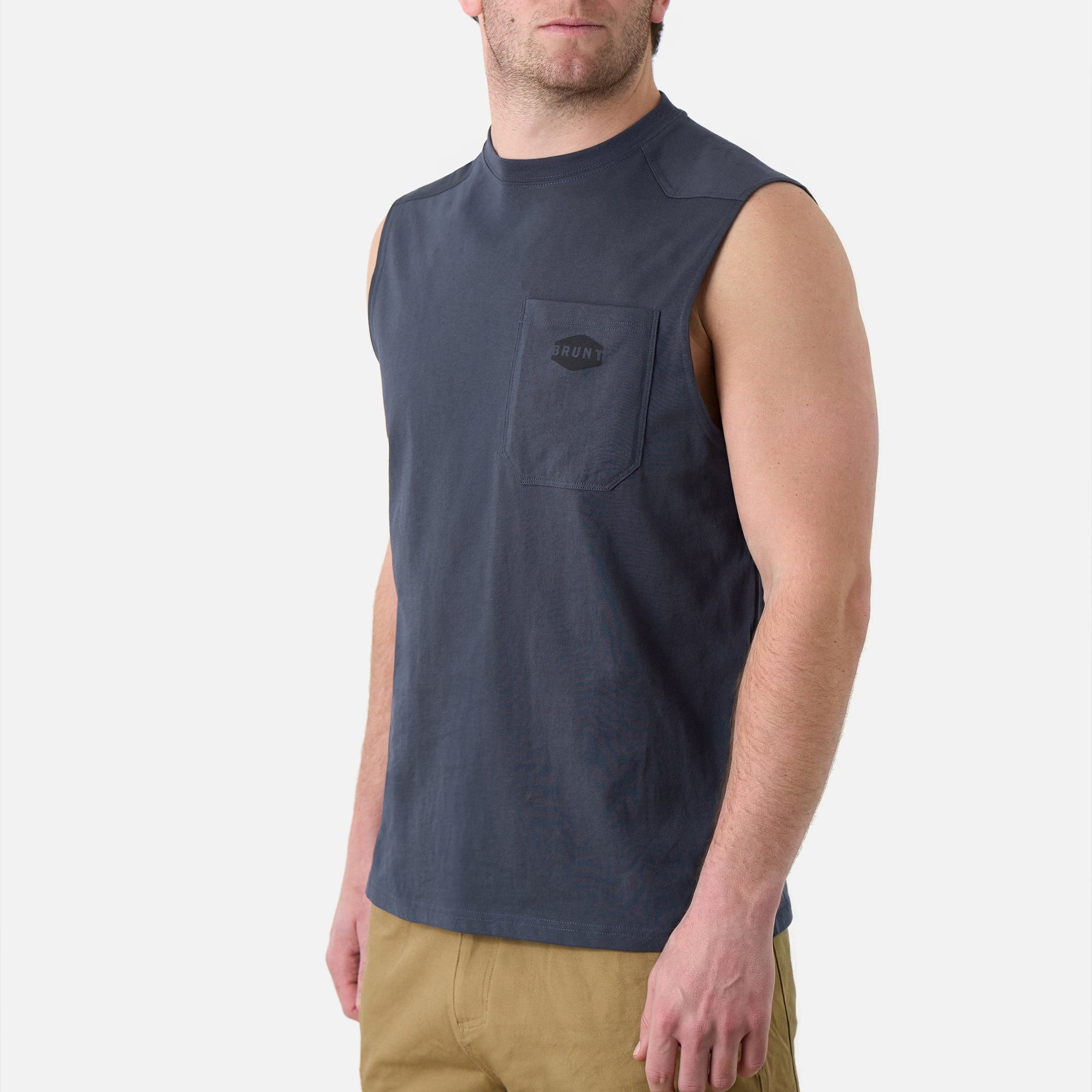 The Martin Sleeveless Pocket Tee - Image 23
