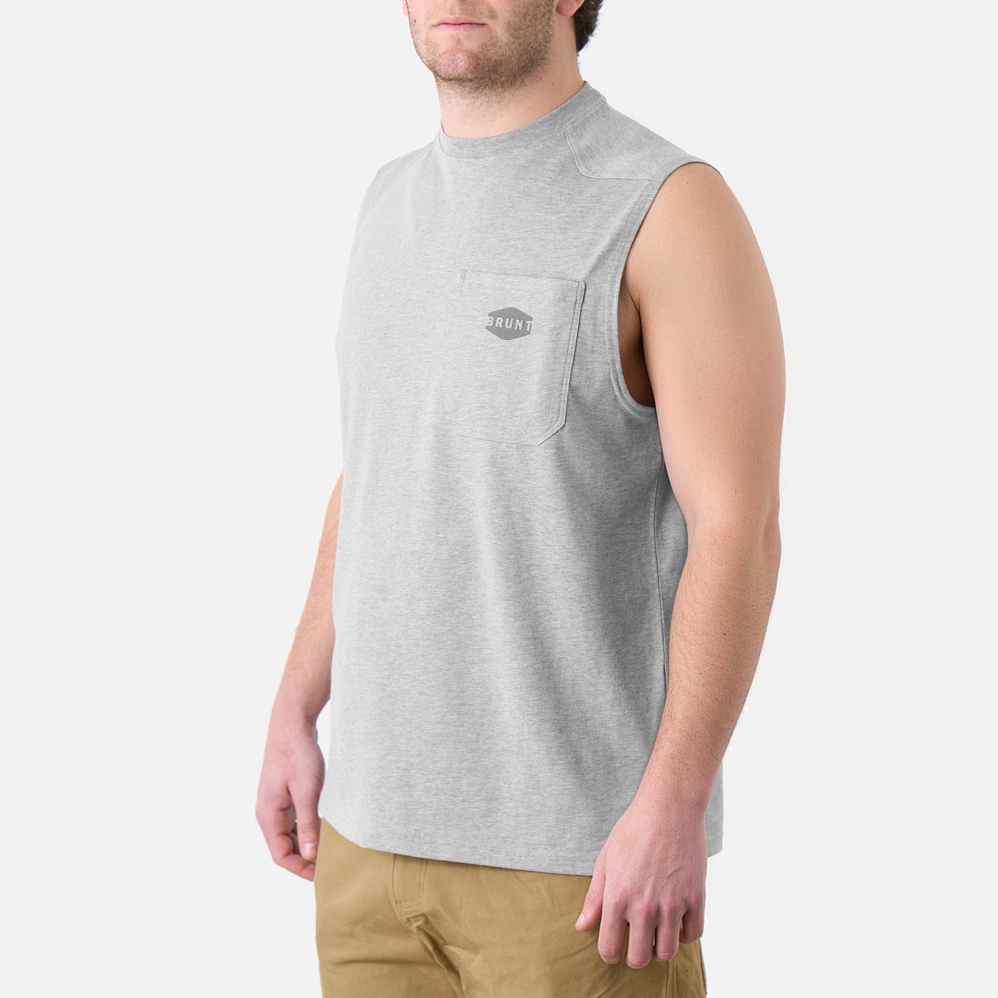 The Martin Sleeveless Pocket Tee - Image 13