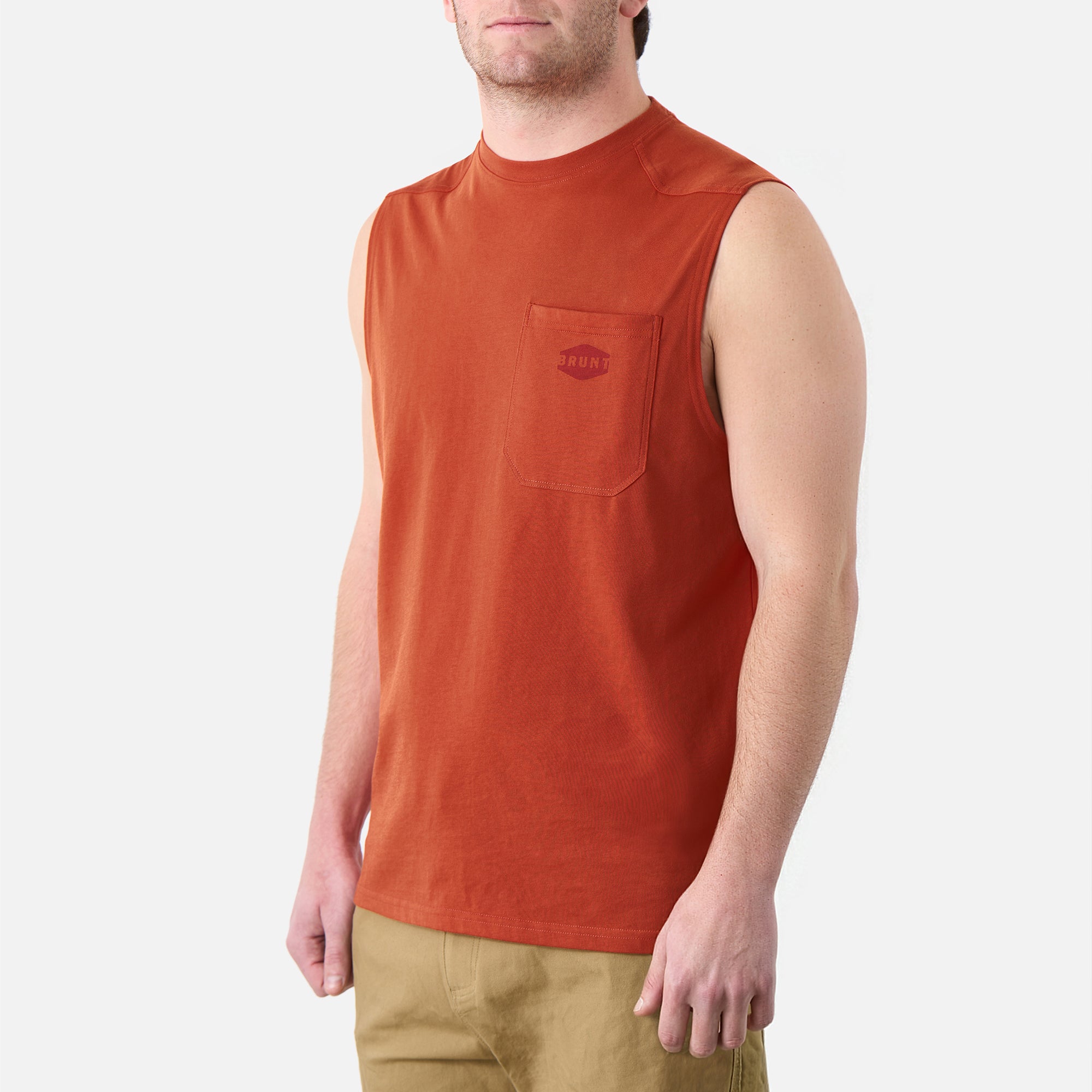 The Martin Sleeveless Pocket Tee - Image 8