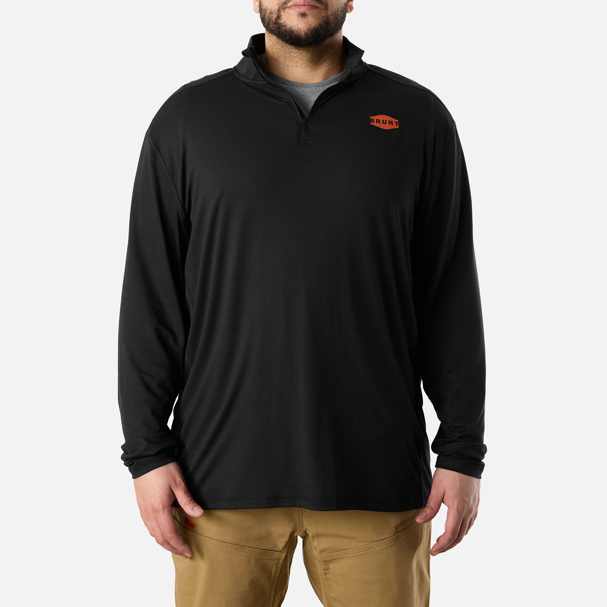 The McKenna 1/4 Zip Long Sleeve Tech Shirt - Image 9