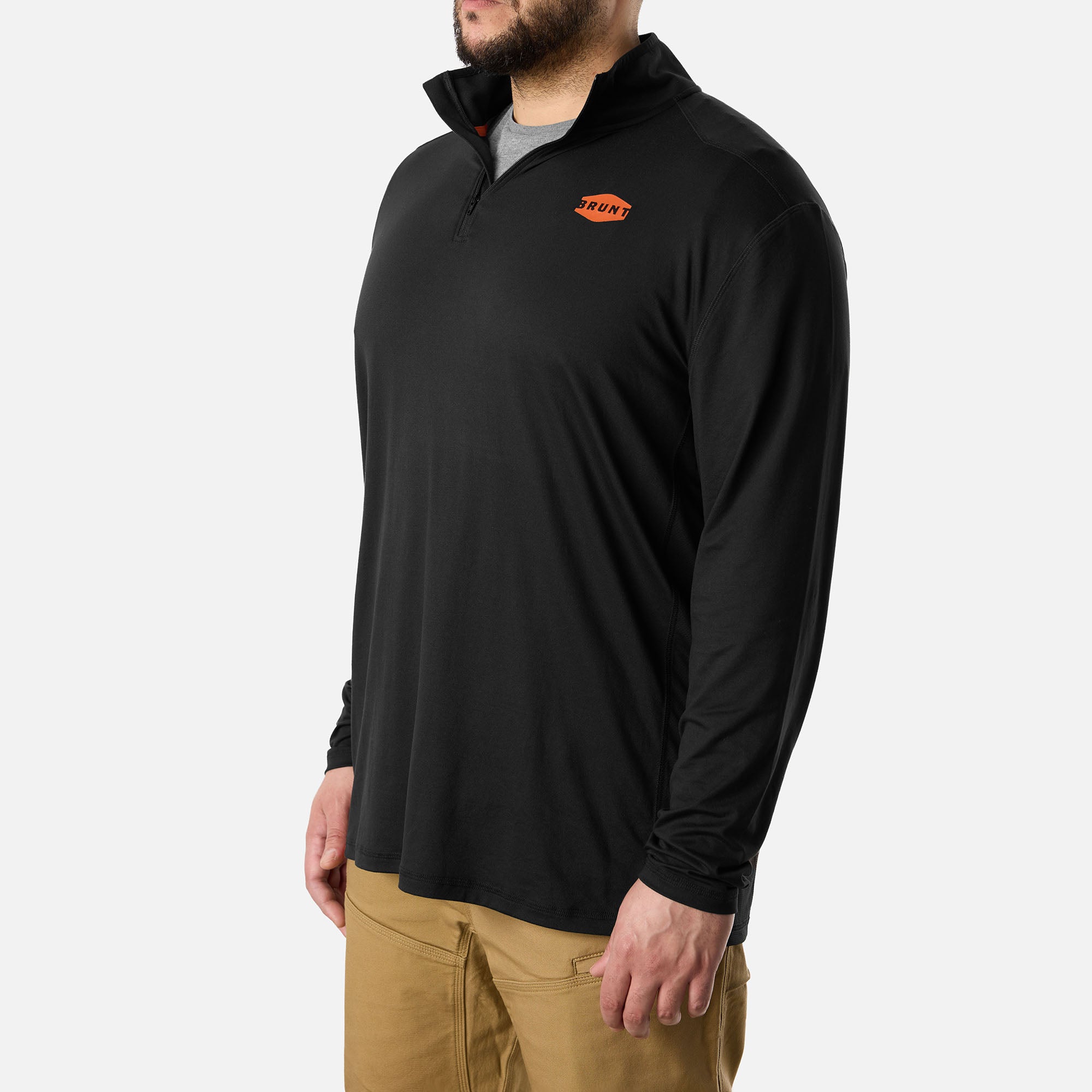 The McKenna 1/4 Zip Long Sleeve Tech Shirt - Image 11